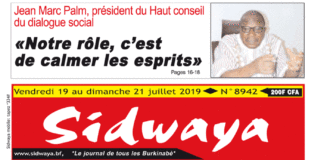 Une Sidwaya du 19 07 2017