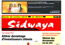 Une du 30 juillet 2019