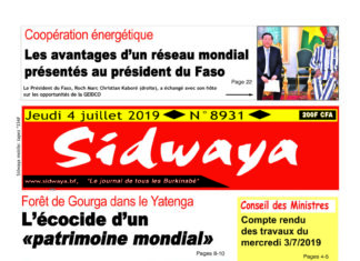 Une du 4 juillet 2019