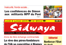 Une Sidwaya du 08 07 2019