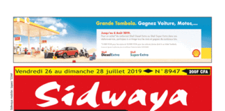 Une sidwaya du 26 07 2019