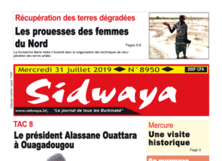 Une sidwaya du 31 07 2019