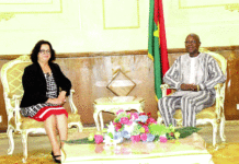 Régulation des médias: Christophe Dabiré reçoit la présidente de la HACA