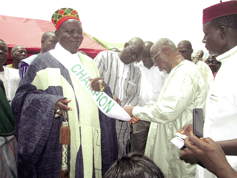 Education des filles et lutte contre le mariage d&rsquo;enfants: Naaba Guiguempolé désigné champion national