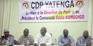 Crise au CDP : La section du Yatenga roule pour Eddie Komboïgo