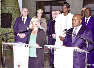 Force conjointe G5 Sahel: Frederica Mogherini chez le président du Faso