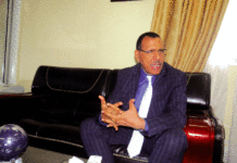 Mohamed Bazoum, candidat à la présidence de la République du Niger