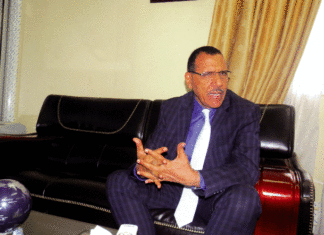 Mohamed Bazoum, candidat à la présidence de la République du Niger