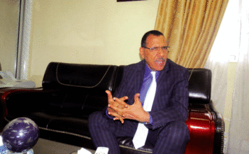 Mohamed Bazoum, candidat à la présidence de la République du Niger