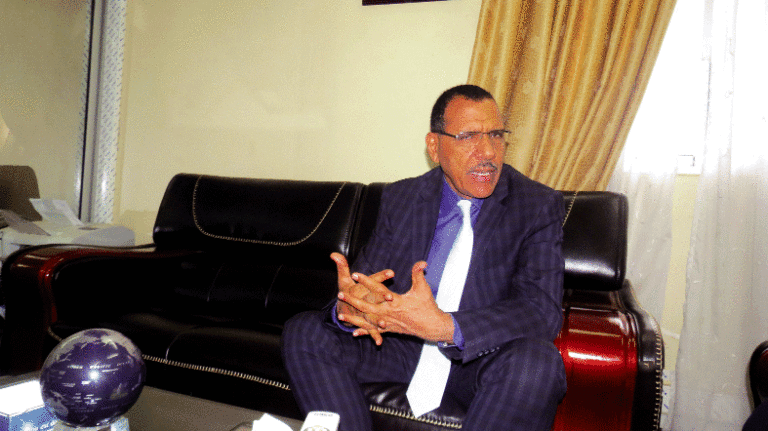 Mohamed Bazoum, candidat à la présidence de la République du Niger