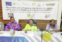 Etat civil et promotion sociale : Le projet PEPS lancé au Centre-Ouest