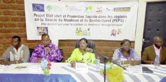 Etat civil et promotion sociale : Le projet PEPS lancé au Centre-Ouest