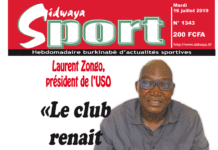 Une Sidwaya Sport du 16 07 2019