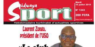 Une Sidwaya Sport du 16 07 2019