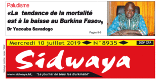 une sidwaya du 10 07 2019