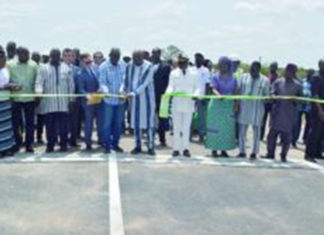 Commune de Boromo : le pont mixte ouvert à la circulation