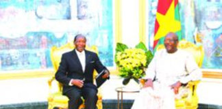 Ram Ouédraogo informe le président du Faso de sa nomination