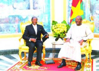 Ram Ouédraogo informe le président du Faso de sa nomination