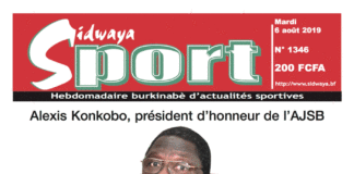 Une Sidwaya Sport du 06 août 2019
