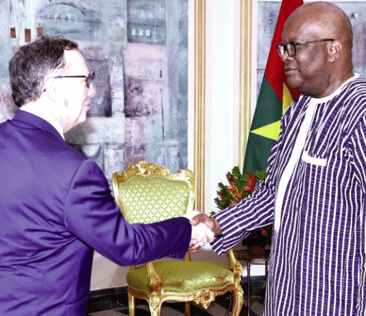 Coopération Burkina-Union européenne: L’ambassadeur Jean Lamy rend compte au président du Faso
