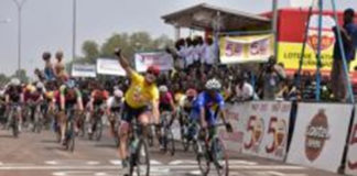 5e étape tour du Faso 2017:Benjamin Stauder toujours en jaune