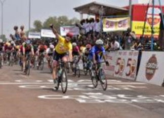 5e étape tour du Faso 2017:Benjamin Stauder toujours en jaune