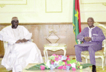 Séjour du président du Parlement de la CEDEAO au Burkina : La monnaie unique évoquée avec le Premier ministre