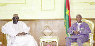 Séjour du président du Parlement de la CEDEAO au Burkina : La monnaie unique évoquée avec le Premier ministre