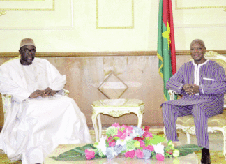 Séjour du président du Parlement de la CEDEAO au Burkina : La monnaie unique évoquée avec le Premier ministre