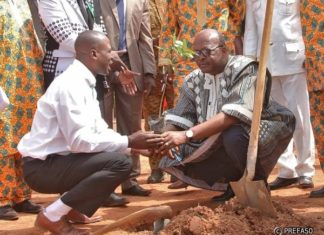 Le président du Faso lance officiellement les opérations de reforestation à Tenkodogo