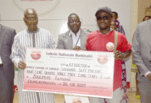 Loterie nationale burkinabè : Lassané Zougmoré, gagnant de plus de 67 millions F CFA