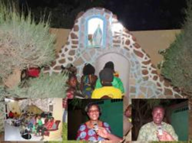 Chez la famille de Prejuce Nakoulma