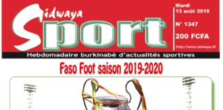 Une Sidwaya Sport du 13 08 2019
