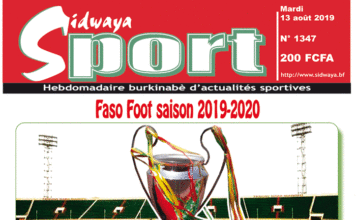 Une Sidwaya Sport du 13 08 2019