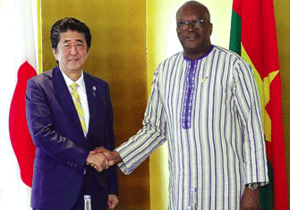 TICAD VII : Roch Kaboré échange avec Shinzo Abe et Antonio Guterres