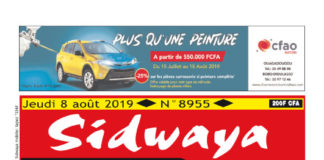 Une du 8 – 8 – 2019