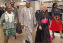Visite du président au Vatican : Roch Marc Christian Kaboré arrivé à Rome