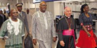 Visite du président au Vatican : Roch Marc Christian Kaboré arrivé à Rome