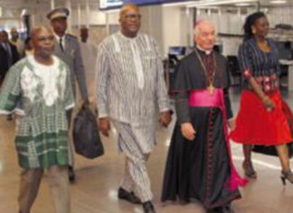 Visite du président au Vatican : Roch Marc Christian Kaboré arrivé à Rome