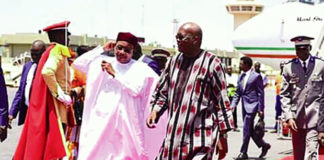 Conférence régionale sur la chenille légionnaire : le président nigérien, Mahamadou Issoufou, à la clôture des travaux