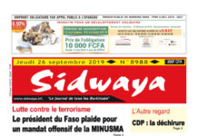 Une du 26-09-19