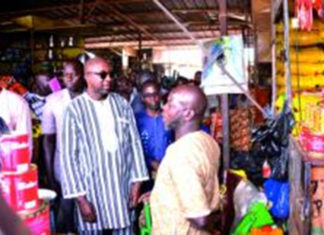 Marché de la cité An II de Ouagadougou : Paul Kaba Thiéba, le client spécial d’une matinée