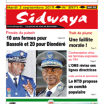 Une sidwaya du 03 09 2019