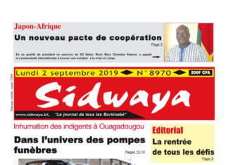 Une du 02 / 09 / 2019