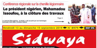 Une du 13/09/19