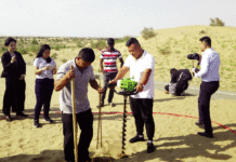 Mongolie intérieure Le désert de Kubuqi transformé en oasis