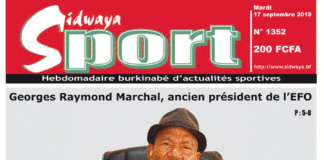 Une Sidwaya Sport du 17 09 2019