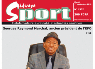 Une Sidwaya Sport du 17 09 2019