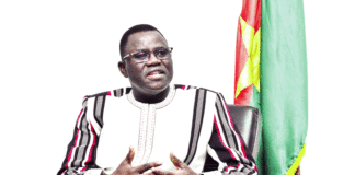 Vincent T. Dabilgou, ministre en charge des transports