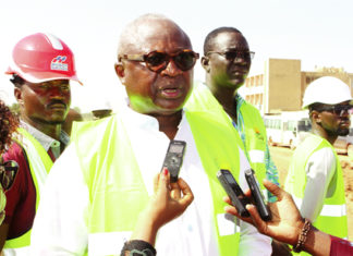 Travaux de voiries à Ouagadougou : le maire Béouindé visite des chantiers